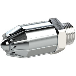Buse de sécurité peu bruyante pour pistolets de soufflage. ø extérieur de la buse 17 mm M12x1.25mm. RIEGLER
