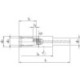 Prolongation hydro-expansible 20-20mm/150mm WTE