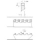 Lame de scie circulaire à métaux HSS 275x2.5x40 Z180 TiN STARK