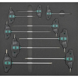 Module d'outillage 2/3 Poignée en T Torx Wera
