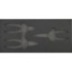 Module d'outils 1/3 vide pinces VDE Knipex