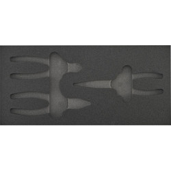 Module d'outils 1/3 vide pinces VDE Knipex