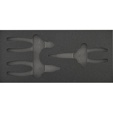 Module d'outils 1/3 vide pinces VDE Knipex
