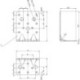 Cornière pour charge lourde 95x53x75x2.5mm avec 2 nervures (Par 20)