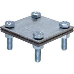 Connecteur universel 60x60x3 fvz. (Par 25)