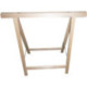 Chevalet pliable en bois 75x75cm. pliable. Universel