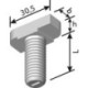 Vis à tête marteau Vis à tête marteau HS 38/17 acier inoxydable A4 M10x 30 (Par 100)