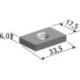Plaque filetée TYPE 38/17 acier inoxydable A4 M10 (Par 100)
