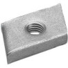 Plaque filetée type 38/17 acier inoxydable A4 M12 (Par 100)