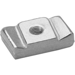 Plaque filetée type 50/30 acier inoxydable A4 M12 (Par 100)