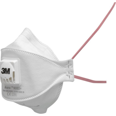 Masque anti-poussières fines Aura 9332+. Génération 2. version bulk FFP3 (Par 330)