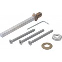 Kit de montage porte BS-SCHUTZ -GRT SST KN/GR 8 62-67 UNSICHTBAR