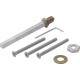 Kit de montage porte BS-SCHUTZ -GRT SST KN/GR 10 77-82 UNSICHTBAR