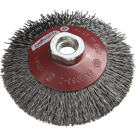 Brosse conique Xtreme acier 100x0.3mm ondulée Osborn