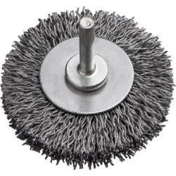 Brosse circulaire sur tige Xtreme Ø50 x 17 x 0.3 mm fil d'acier ondulé Osborn