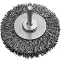 Brosse circulaire sur tige Xtreme Ø50 x 17 x 0.3 mm fil d'acier ondulé Osborn