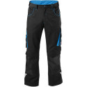 Pantalon H 24. noir/turquoise. Taille 32. FORTIS
