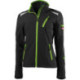 Veste femme FORTIS 24. noir/limegreen. Taille XL