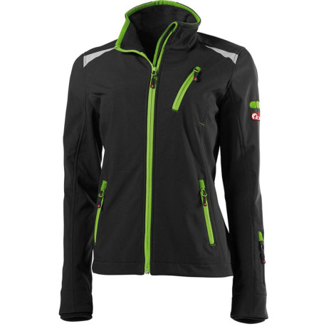 Veste femme FORTIS 24. noir/limegreen. Taille XL