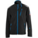 Veste pour hommes 24. noir/turquoise. Taille XL