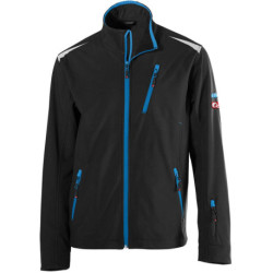Veste pour hommes 24. noir/turquoise. Taille XL