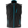 Gilet homme 24. noir/turquoise. Taille 3XL