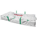 Sac à panneaux 260x125x30cm. Pression d'avertissement amiante. 1500kg FORTIS Bau