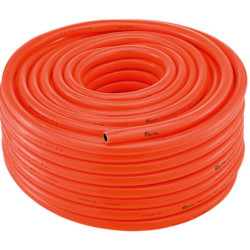 Tuyau à eau de sécuritéPVC. orange vif. 12.5x2.75mm. 25m FORTIS (Par 25)