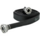 Tuyau plat polyvalent caoutchouté. noir. B/75mm. STORZ Raccords 20m FORTIS