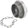 Raccord aveugle Storz aluminium. 75-B avec chaîne. 75-B. PN 10 FORTIS