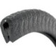 Protection d'arêtes flexible ronde. noir. 6.5x9.5 mm. Zone de serrage 1.0-2.0mm. 25m FORTIS (Par 25)