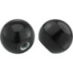 Bouton sphérique DIN319 Duroplast. Forme E. 32mm. M 8. contenu : 5 pièces FORTIS