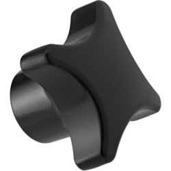 Poignée en croix DIN6335 Duroplast. Forme K. 50mm. M 10. contenu : 3 pièces FORTIS