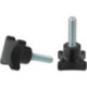 Poignée en croix DIN6335A Duroplast. Forme L. 32mm. M 6x30. Contenu : 5 pièces FORTIS