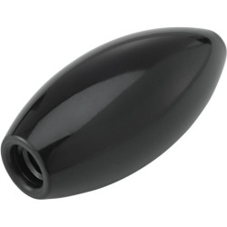 Poignée de balle 0600C Duroplast. Forme C. 30x65mm. M10. Contenu : 3 pièces FORTIS