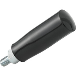 Poignée cylindrique 0612 Duroplast. 0612. 23mm M 8x12. pivotant. Contenu : 2 pièces FORTIS