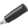 Poignée cylindrique 0612 Duroplast. 0612. 23mm M 8x12. pivotant. Contenu : 2 pièces FORTIS