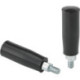 Poignée cylindrique 0612 Duroplast. 0612. 23mm M 8x12. pivotant. Contenu : 2 pièces FORTIS
