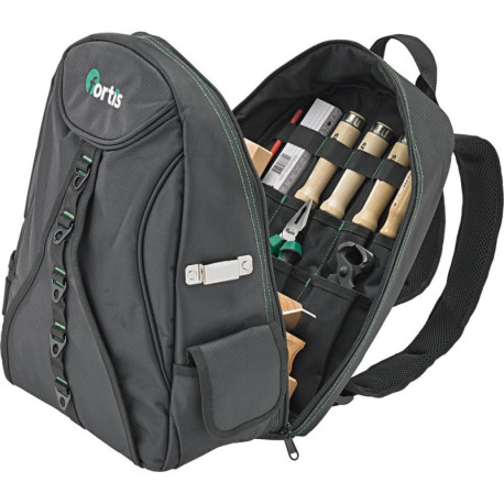 Assortiment d'outils en bois 21 pcs. dans sac à dos FORTIS