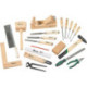 Assortiment d'outils en bois 21 pcs. dans sac à dos FORTIS