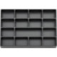 Module d'outils 3/3 vide 15 compartiments plastiqueFORTIS