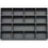 Module d'outils 3/3 vide 15 compartiments plastiqueFORTIS