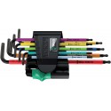 Jeu de clés mâles coudées TORX® BO Multicolour, BlackLaser, 9 pièces