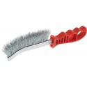 Brosse métallique acier 260mm ondulé Osborn
