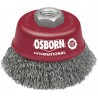 Brosse a boisseau Acier . M14 60mm ondulé Osborn