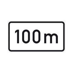 Panneau ZZ.1004-30. 330x600mm 100m Label de qualité RAL film RA1
