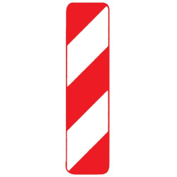 Panneau VKZ.605-10. 1000x250mm Balises de guidage à  gauche Label de qualité RAL film RA1