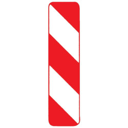 Panneau VKZ.605-20. 1000x250mm balises de guidage à  droite Label de qualité RAL film RA1