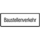 Panneau ZZ.1007-38. 330x600mm Trafic de chantier Label de qualité RAL film RA2