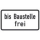 Panneau ZZ.1028-31. 330x600mm jusqu'au chantier libre Label de qualité RAL film RA2